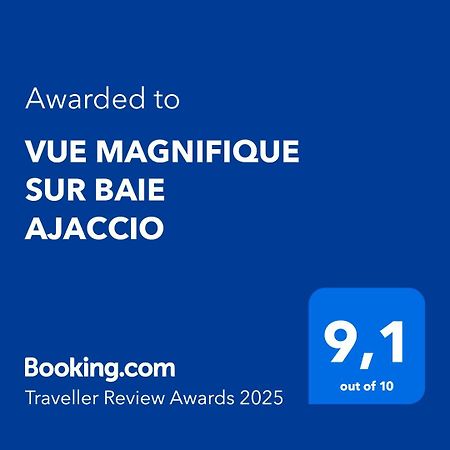 Apartamento Vue Magnifique Sur Baie Ajaccio Porticcio  Exterior foto